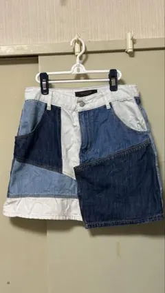 ZARAパッチワーク デニム ミニスカートのサムネイル
