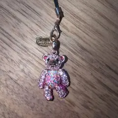 Teddy Bear公式 クマ型ストラップ ピンクのサムネイル