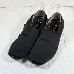 VINCENT ヴィンセント ストレッチパンプス 黒23.5cm コンフォート