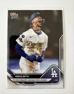 匿名配送 2025 Topps Now 16 MOOKIE BETTS