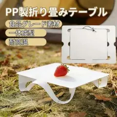 【超軽量】広げればまな板 折りたたみミニテーブル ソロキャンプ アウトドアのサムネイル