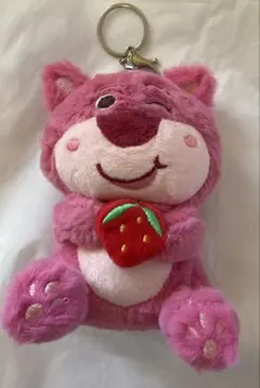 本日限定価格❤️ロッツォ風　キーホルダー　ピンクのぬいぐるみ