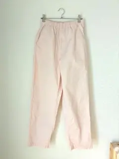 無印 ● 洗いざらしコットンイージーテーパードパンツ ● サイズS