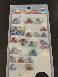 【正規品】ボンボンドロップシール　和柄　富士山