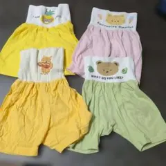 腹巻付き ベビーパンツ 4枚セット　西松屋