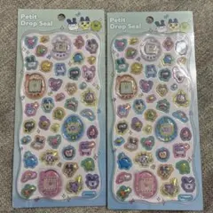 正規品　新品　たまごっち ２枚　プチドロップシールカミオジャパン