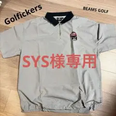 Golfickers ハーフジップ 半袖シャツ グレー L Golfickers ハーフジップ 半袖シャツ グレー L - メルカリ