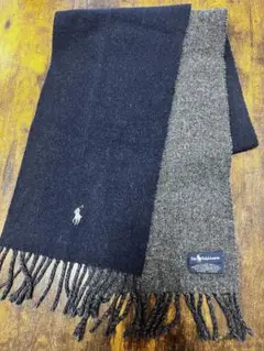 Polo Ralph Lauren ウールマフラー ネイビー/グレー