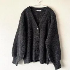 tiptop+pocket ティップトップ チャコールグレー カーディガン