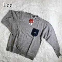 【新品未使用】Lee デニムポケット付き　グレースウェット　トレーナー　L