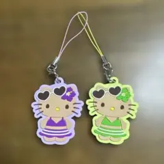 サンリオ　日焼けキティ　ラバーストラップ