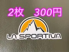 防水ステッカー　la sportiva 2枚　アウトドア　キャンプ
