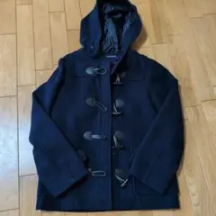 REPIPI フード付きダッフルコート L ネイビー