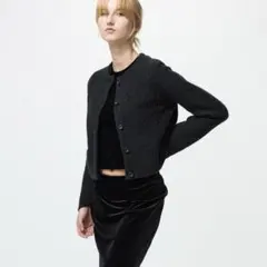 ニットショートジャケット