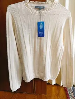 LAURA ASHLEY アイボリー ニット 40