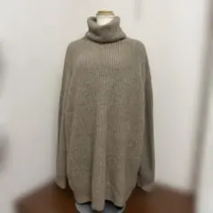 アーバンリサーチ モヘア タートルネック セーター　ベージュ
