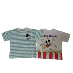 最終価格☆タグ付き☆ミッキーのTシャツ2枚(90)