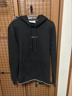 Calvin Klein CENTER LOGO HOODIE M ブラックのサムネイル