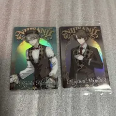 にじさんじウエハース2 加賀美ハヤト 甲斐田晴 メタリックプラカード