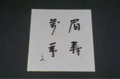 書 色紙 詩は志なり 井上靖 書道 - メルカリ