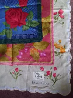 ※花柄ハンカチ　JUNK KOSHINKO　他　ブランド3枚セット