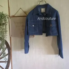 13 美品　Andcouture　ショート又　デニムジャケットのサムネイル