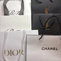 【ショッパー6点セット✨️】Dior Chanel YSL Refa+α