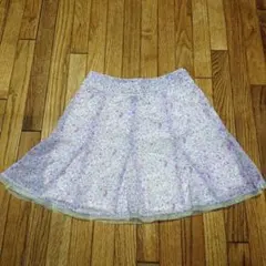 ロディスポット スカート 薄紫 花柄