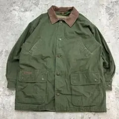 90s　香港製　ティンバーランド　ハンティングジャケット　古着　グリーン　L