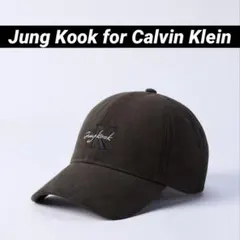 Jung Kook for   キャップ　ブラック Jung Kook × Calvin Klein キャップ ブラック 黒 新品 - メルカリ