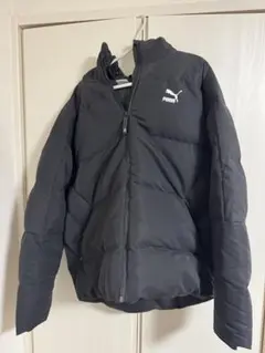 【即購入OK】PUMA プーマ ダウンジャケット 黒 Mサイズ フード付き/防寒