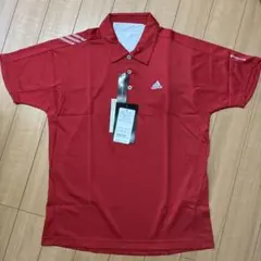 adidas ゴルフ　パフォーマンスフィット レッドシャツ