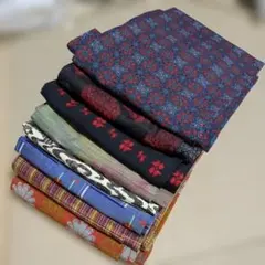 は*う様 3628 ウール着物おまとめ8着！リメイク•お稽古用など☆