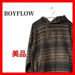 美品 BOYFLOW ボーイフロー ネイティブ柄 パーカー 2 B1841