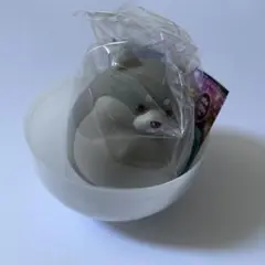 【ガチャガチャ】パーリーポメライト グレー