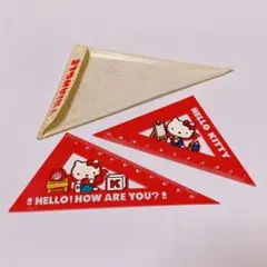当時物 サンリオ ハローキティ 三角定規 昭和レトロ 1970年代 キティ