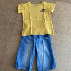 F.O.KIDS Tシャツとデニムショートパンツセット