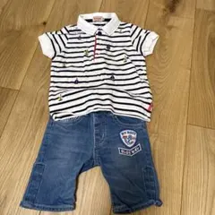ポロシャツとショートパンツセット