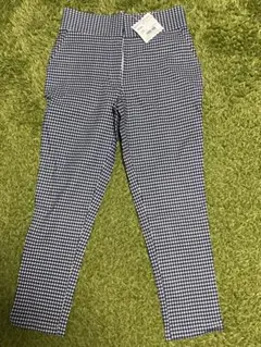 ギンガムチェッククロップドパンツ