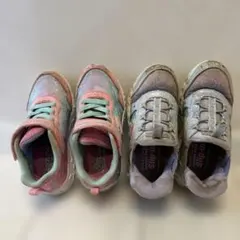 Skechers キッズスニーカー 16センチ　2足まとめ売り