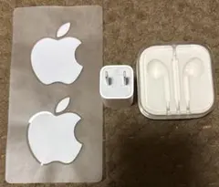 t*く様 3点 Apple純正品質電源アダプタ イヤホンケース シール