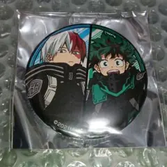 劇場版　ワールド　ヒーローズ　ミッション　缶バッジ
轟焦凍
緑谷出久