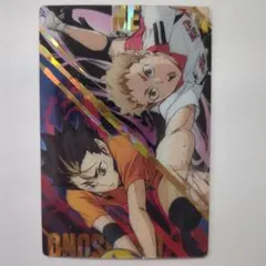 ハイキューウエハース　カラスノ・ネコマ キャラクターカード No.26