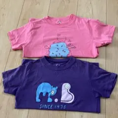 mont-bell Tシャツ 120サイズ ピンクパープル