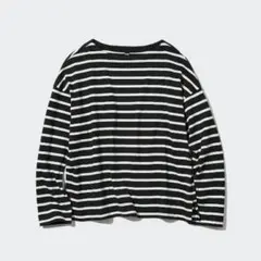UNIQLO ユニクロ ボーダーTシャツ 3XL ブラック