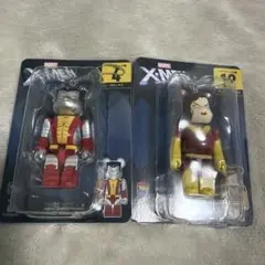 マーベル　X-MEN ハッピーくじ　ベアブリック　コロッサス　ダークフェニックス