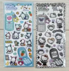 平成はっぴーフォン　ギャルキティ　ポチャッコ　２枚セット　サンリオ