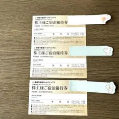 東急不動産 株主優待 優待券 ハーベスト ハーヴェスト 3枚セット