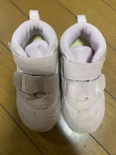 ASICS ベルクロ キッズシューズ ピンク15cm