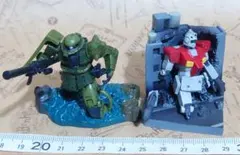 ジム ザク セット ジオラマバージョン MSセレクション ガンダム フィギュア